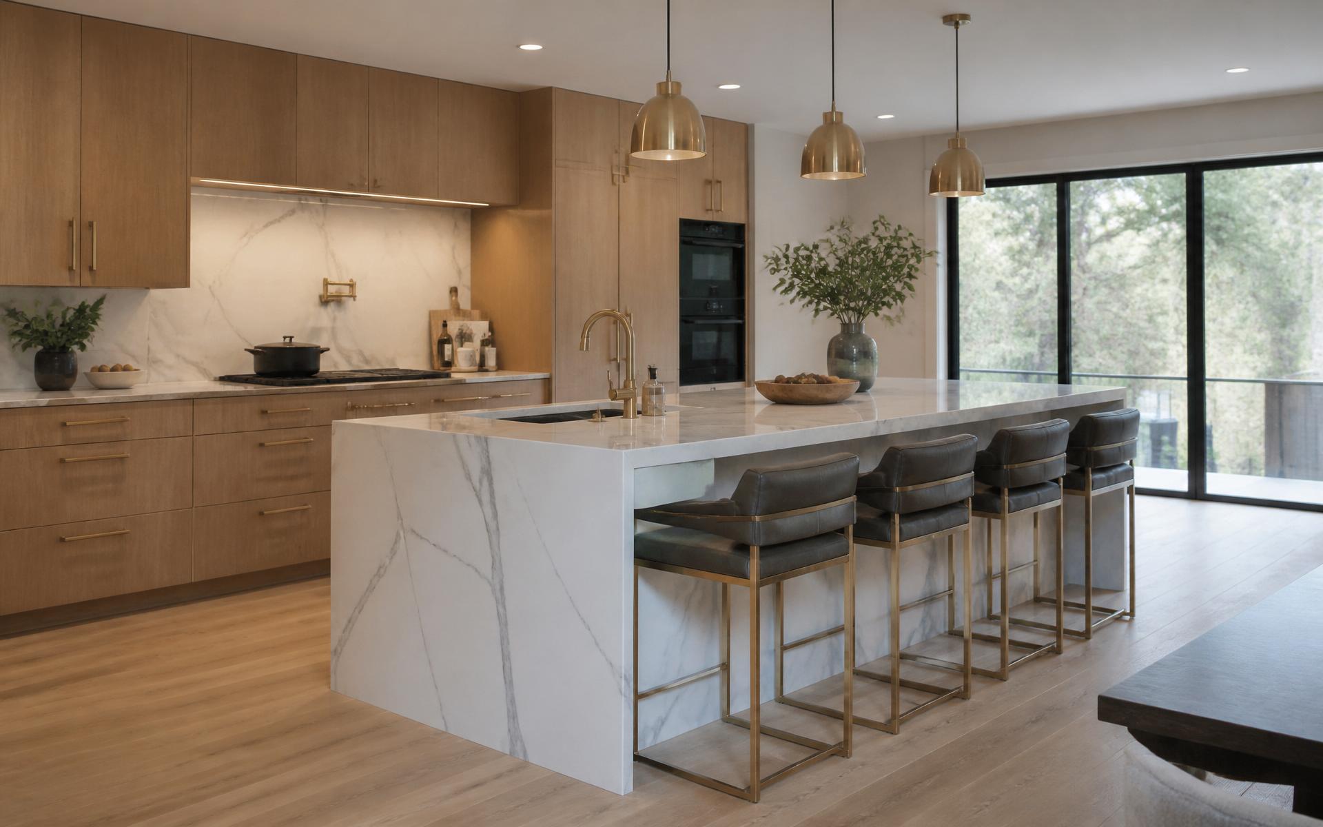 Custom Novara kitchen remodel in Houston